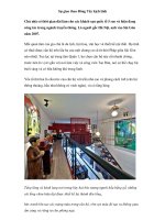 Sự giao thoa Đông Tây kịch tính doc