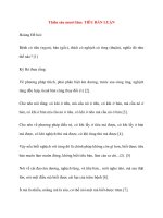 Y học cổ truyền kinh điển - sách Tố Vấn: Thiên sáu mươi lăm: TIÊU BẢN LUẬN pps