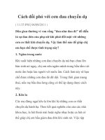 Cách đối phó với cơn đau chuyển dạ doc