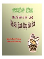 Tự nhiên xã hội_hệ tiêu hóa lớp 3 doc