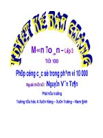 Phép cộng các số trong phạm vi 10000_ lớp 3 pdf