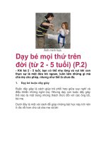 Dạy bé mọi thứ trên đời (từ 2 - 5 tuổi) (P.2) pps