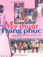 Giáo trình mỹ thuật trang phục_1 pptx
