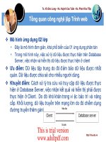 giới thiệu tổng quan công nghệ lập trình web ppsx