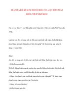 LUẬT SỬA ĐỔI BỔ SUNG MỘT SỐ ĐIỀU CỦA LUẬT THUẾ XUẤT KHẨU, THUẾ NHẬP KHẨU doc