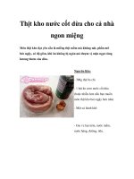 Thịt kho nước cốt dừa cho cả nhà ngon miệng potx