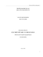 Cấu trúc dữ liệu và thuật giải doc