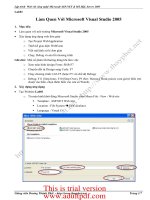 Lập trình Web với công nghệ Microsoft ASP.NET & MS SQL Server 2005 doc