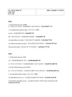 Đề thi môn ngiệp vụ ngân hàng trung ương pdf