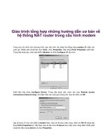 Giáo trình tổng hợp những hướng dẫn cơ bản về hệ thống NAT router trong cấu hình modem phần 1 pps