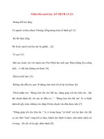 Y học cổ truyền kinh điển - sách Tố Vấn: Thiên bốn mươi bảy: KỲ BỆNH LUẬN pot