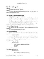 Hướng dẫn sử dụng Kit 89 - Bài 10 potx