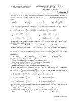 ĐỀ THI KHẢO SÁT GIỮA KÌ I VẬT LÍ 12 Năm học 2011 - 2012 - MÃ ĐỀ: 456 pps