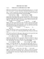 DÒNG ĐIỆN XOAY CHIỀU Chủ đề 3 : CÔNG SUẤT CỦA DÒNG ĐIỆN XOAY CHIỀU docx