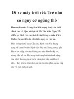 Đi xe máy trời rét: Trẻ nhỏ có nguy cơ ngừng thở doc