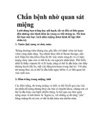 Chẩn bệnh nhờ quan sát miệng potx