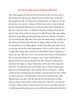 XÂY DỰNG MỘT MẠNG INTRANET KÍN ĐÁO doc