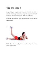 Tập cho vòng 3 pptx