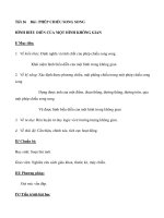 Bài : PHẾP CHIẾU SONG SONG_HÌNH BIỂU DIỄN CỦA MỘT HÌNH KHÔNG GIAN ppt