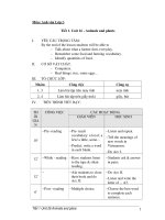 Anh văn 6 Unit 16 - Animals and plants potx