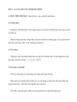 Tiết 3 – 4: CÁC QUI TẮC TÍNH ĐẠO HÀM doc