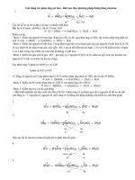Cân bằng các phản ứng oxi hoá - khử sau theo phương pháp thăng bằng electron pot
