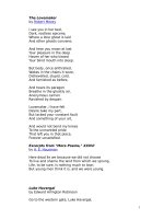 học tiếng Anh qua thơ pdf