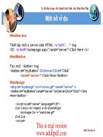 tài liệu về web server control pptx