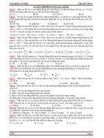 CHUYÊN ĐỀ 01 LUYỆN THI PHẦN CON LẮC LÒ XO docx