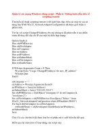 Quản lý các mạng Windows dùng script - Phần 6: Những bước đầu tiên về scripting remote ppsx