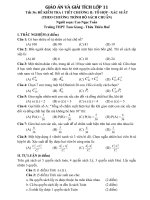 Giáo án giải tích lớp 11 ppt