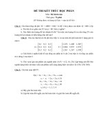 đề thi mô hình toán kinh tế ppt