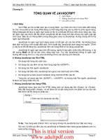 BÀI GIẢNG MÔN THIẾT KẾ WEB doc