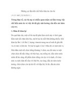 Những sai lầm khi chế biến thức ăn cho bé pptx