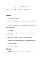 Bài soạn:PHÉP ĐỒNG DẠNG docx