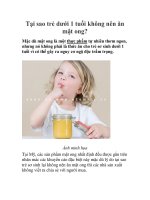 Tại sao trẻ dưới 1 tuổi không nên ăn mật ong? ppsx