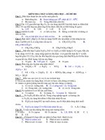 KIỂM TRA CHẤT LƯỢNG HÓA HỌC – MÃ ĐỀ 002 pps