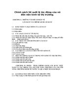 Chính sách lãi suất và tác động của nó đến nền kinh tế thị trường nước ta hiện nay