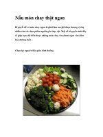 Nấu món chay thật ngon pps