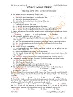 SÓNG CƠ VÀ SÓNG ÂM HỌC CHỦ ĐỀ 6: SÓNG CƠ VÀ SỰ TRUYỀN SÓNG CƠ pdf