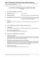 công ty cổ phần đầu tư phát triển đô thị và khu công nghiệp sông đà bản thuyết minh báo cáo tài chính tổng hợp 2010