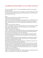 SỬA ĐỔI BỔ SUNG MỘT SỐ ĐIỀU CỦA LUẬT NGHĨA VỤ QUÂN SỰ potx