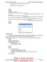 BÀI GIẢNG MÔN THIẾT KẾ WEB: NGÔN NGỮ JavaScript docx