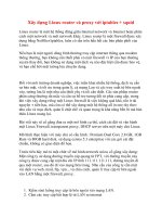 Xây dựng Linux router và proxy với iptables + squid docx