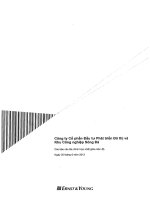 công ty cổ phần đầu tư phát triển đô thị và khu công nghiệp sông đà các báo cáo tài chính hợp nhất giữa niên độ 30 tháng 6 năm 2012