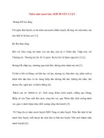 Y học cổ truyền kinh điển - sách Tố Vấn: Thiên năm mươi tám: KHI HUYẾT LUẬN ppt