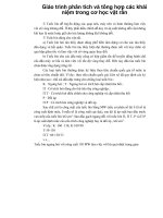 Giáo trình phân tích và tổng hợp các khái niệm trong cơ học vật rắn phần 1 ppsx