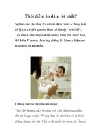 Thời điểm ăn dặm tốt nhất? pptx