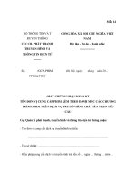 MẪU GIẤY CHỨNG NHẬN ĐĂNG KÝ TÊN ĐƠN VỊ CUNG CẤP PHIM KÈM THEO DANH MỤC CÁC CHƯƠNG TRÌNH PHIM TRÊN DỊCH VỤ TRUYỀN HÌNH TRẢ TIỀN THEO YÊU CẦU ppsx