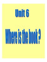 Unit 6: Where is the book doc